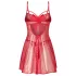 Obsessive Gifty - babydoll ja stringide komplekt (punane)