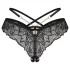 Obsessive Matildea - avatud pitsiline string (must)