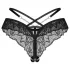 Obsessive Matildea - avatud pitsiline string (must)