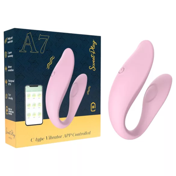 Erospace Sweet Play - rakendusega juhitav paarivibraator (roosa)