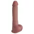 Erospace Natural Play - silikoondildo 24 cm (nahatooni)