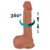 Erospace Natural Play - elutru tõukav‑pöörlev vibraator (keha värvi)