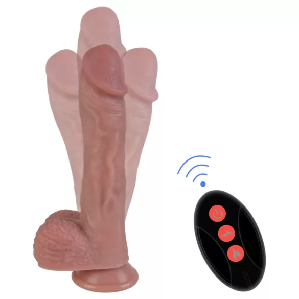 Erospace Natural Play - elutru tõukav‑pöörlev vibraator (keha värvi)