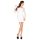 Passion BS025 - pikkade varrukatega minikleit (valge) - S-L