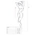 Passion BS027 - võrkkleit (valge) - S-L