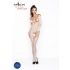 Passion BS031 - avatud valge jumpsuit - S-L