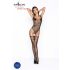 Passion BS034 - roosiline võrgust komplket (must) - S-L