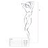 Passion BS034 - roosi- ja viinapuust pitsikomplekt (valge) - S-L