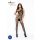 Passion BS036 - roosiline, avatud must kombinesoon - S-L