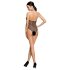 Passion BS087 - läbipaistev võrkuv body (must) - S-L