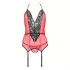 Passion Peonia - pesukomplekt topp ja stringid - punane - L/XL