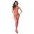 Passion BS102 - avatud võrkbodysuit (punane) - S-L