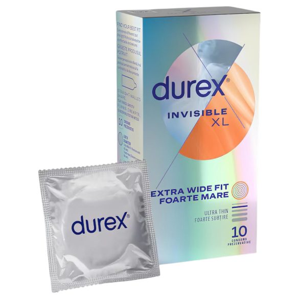 Durex Invisible XL - eriti suured kondoomid (10tk)