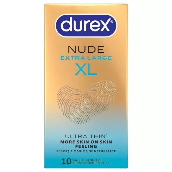 Durex Nude XL - eriti suur kondoom (10 tk)