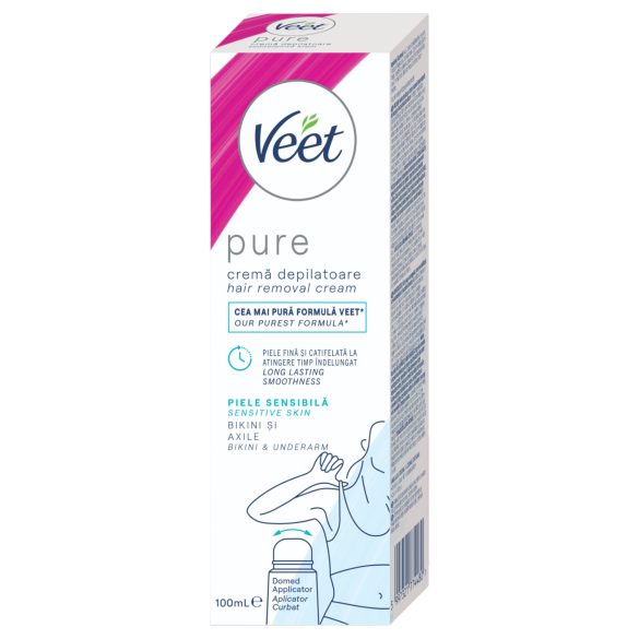 Veet Pure - depilatsioonikreem bikiinipiirkonnale ja kaenlaalustele