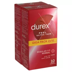 Durex - õhuke kondoom - naturaalne tunnetus - 2x10 tk