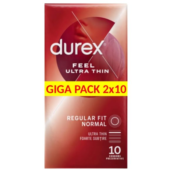 Durex Feel Ultra Thin - ülirealistlik kondoom (2x10tk)