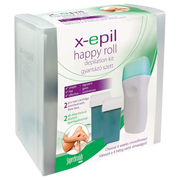 X-Epil Happy roll - vahatamise komplekt