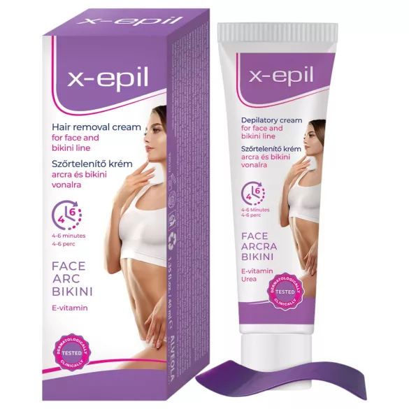 X-Epil - depilatsioonikreem näole ja bikiinipiirkonnale - 40ml