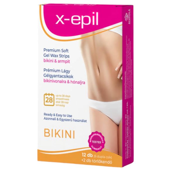 X-Epil - valmis vaharibad 12tk - bikiinid/kaenlaalused