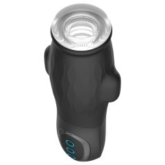   Lonely Anne - akuga vibreeriv masturbaator - imemisfunktsioon - must