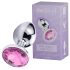 Desirel Pink Jewel L - anaalne pistik (hõbe-roosa)
