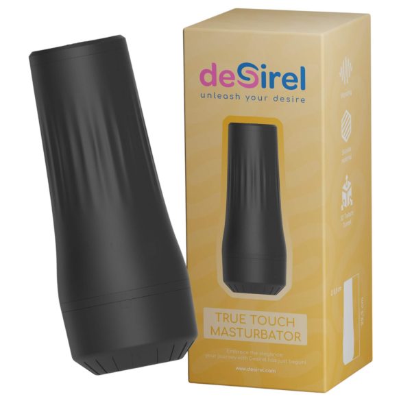 Desirel True Touch - naturaalne-must elutruu vibraator munn