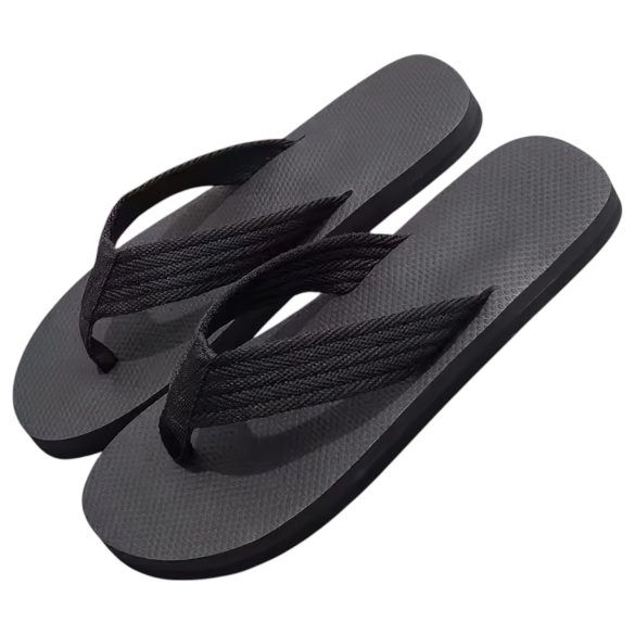 Flip-flop sandaalid - peenise mustriga - must - 42/43