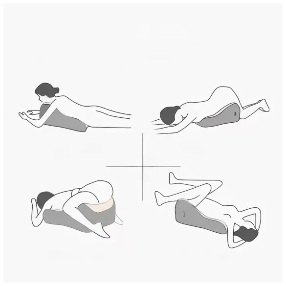 Magic Pillow - memovaht padi dildo hoidjaga - hall