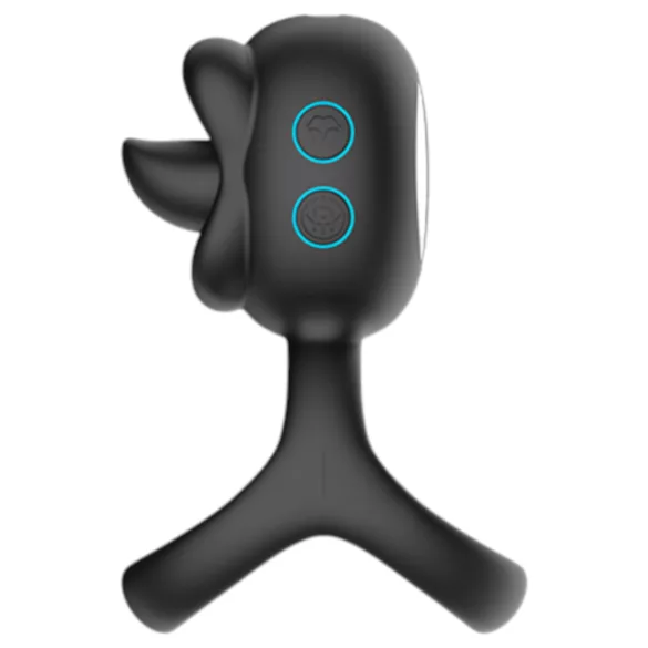 Biu-Biu - peeniserõngas ja kliitorivibraator - must