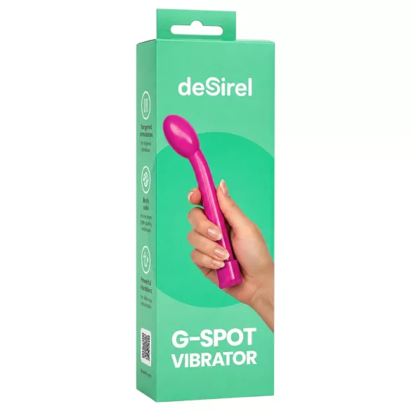 Desirel - kaardus G-punkti vibraator (roosa)