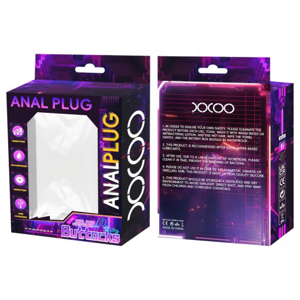 Lonely - pöörleva peaga eesnäärmevibraator peeniserõngaga (must)