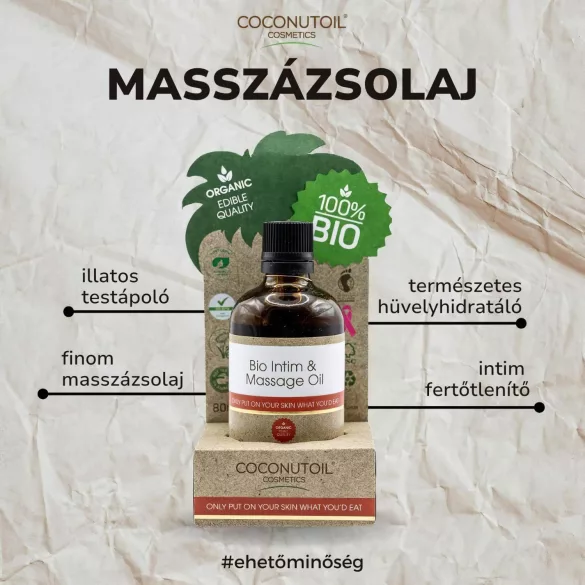 Coconutoil - intiim- ja massaažiõli - mahe - 80 ml