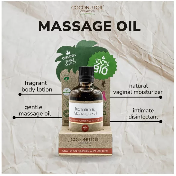 Coconutoil - intiim- ja massaažiõli - mahe - 80 ml