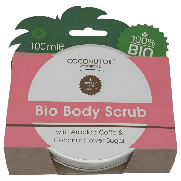 Coconutoil - kehakoorija kohvi ja kookossuhkruga - 100ml