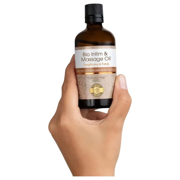Kookosõli - Bio Intiim- ja Massaažiõli - Nelk-Kaneel (80 ml)