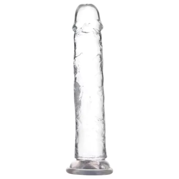 Addiction Crystal - iminapaga dildo (läbipaistev) - 20 cm