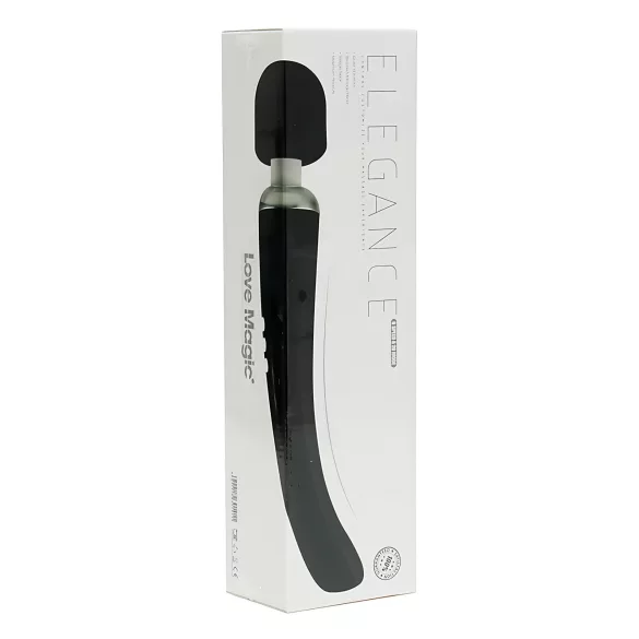 Love Magic Elegance Wand - aku vibraator massaažiks - must
