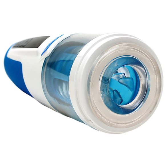 Leten SM370 - oigav, pöörlev masturbaator (valge)