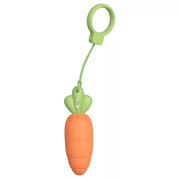 Sex HD Carrots - vibreeriv dildo - porgandi kujuline - oranž