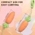 Sex HD Carrots - vibreeriv dildo - porgandi kujuline - oranž