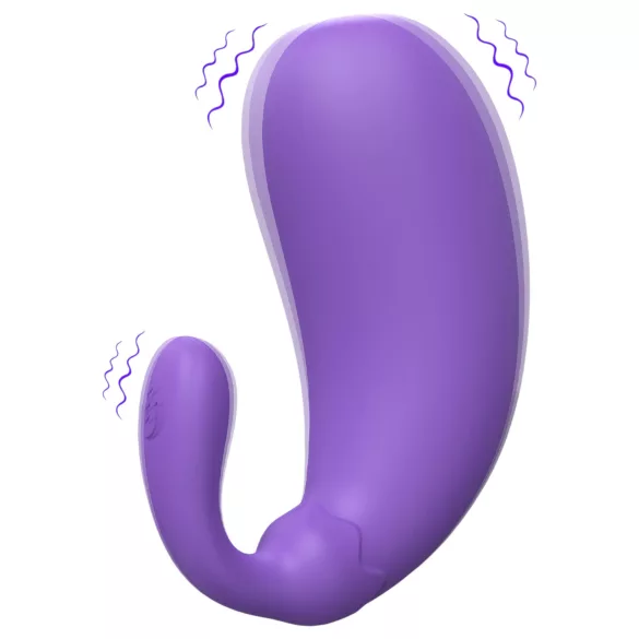 Sex HD - vibro-muna baklažaani kujuga - lilla