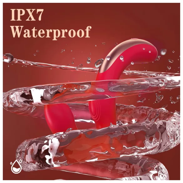 SEX HD Genie - G-punkti ja kliitori vibraator - punane