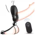 Sex HD - reguleeritava vibratsiooniga peeniserõngas puldiga (must)