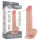 Lovetoy Sliding-Skin - munanditega kaksikkihiline dildos - 20,8 cm naturaalne