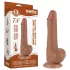 Lovetoy - munanditega kahekordne dildo - 19,5cm - natur