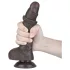 Lovetoy Sliding-Skin - realistlik dildoga iminapaga - 19,5 cm - pruun