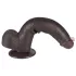 Lovetoy Sliding-Skin - kahekihiline dildoga iminapaga - 20,8 cm - pruun