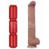Lovetoy - kahekordne XXL dildoloog - 36,5 cm - (naturaalne)