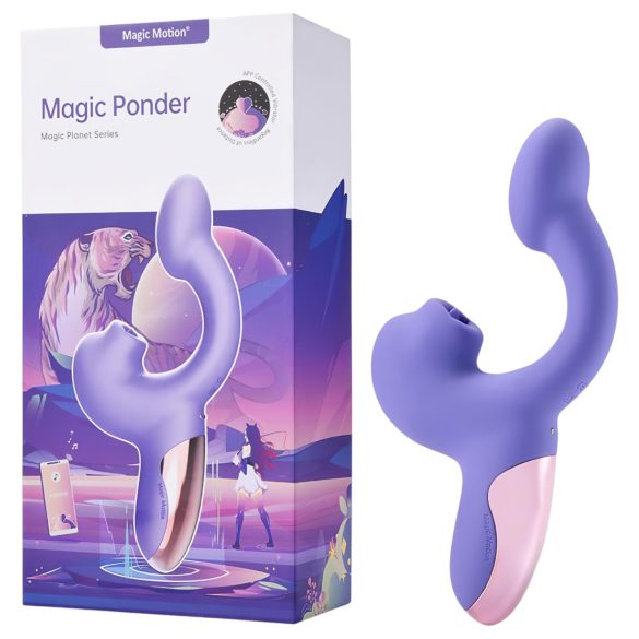 Magic Motion Magic Ponder - 2in1 kliitorivibraator varrega - lilla